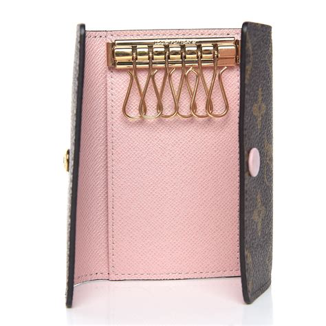 LOUIS VUITTON Monogram Multicles 6 Key Holder Rose 